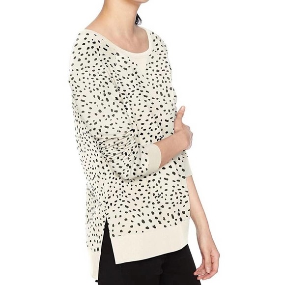 Terry Cotton and Modal Tunic Sweatshirt- Size Large - Picture 2 of 6